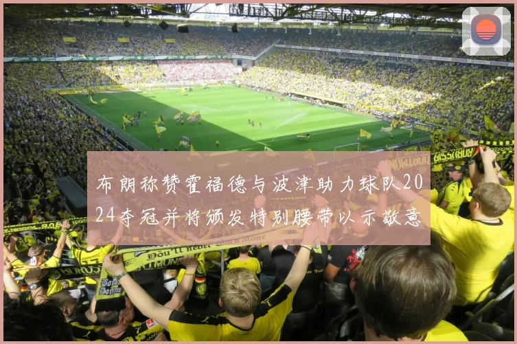 布朗称赞霍福德与波津助力球队2024夺冠并将颁发特别腰带以示敬意